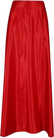 Ralph Lauren A-lijn rok van geweven stof - Dames - Rokken - Rood - Maat: 3XS Poliester