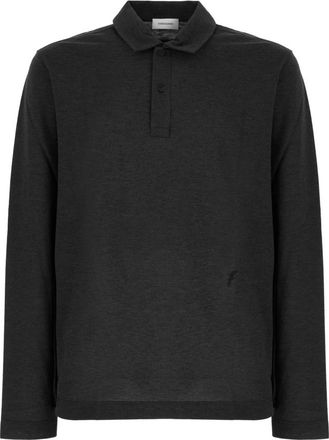 Ferragamo Stijlvolle Gebreide Kleding voor Vrouwen - Heren - Polos - Grijs - L - Tops