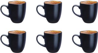 Bj&ouml;rn Borg Tazas IRIS 40cl - 6 Piezas - Marr&oacute;n salvaje