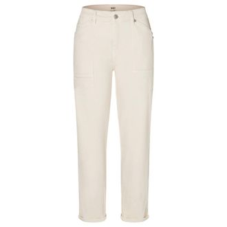 M.A.C Mac, Dames, Broeken, Beige, Maat: XS