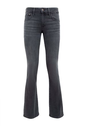 Mavi Bootcut-Jeans MAVI Mavi Jeans Bella Mid-Rise, Damen, Gr. 26, L&auml;nge 32, grau, Obermaterial: 86% Baumwolle CO. 12% Polyethylen PE. 2% Elasthan EL., Jean