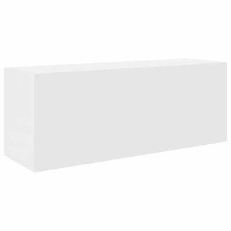 vidaXL Mobile Da Bagno A Parete Bianco 80x25x30cm In Legno Multistrato - Vidaxl