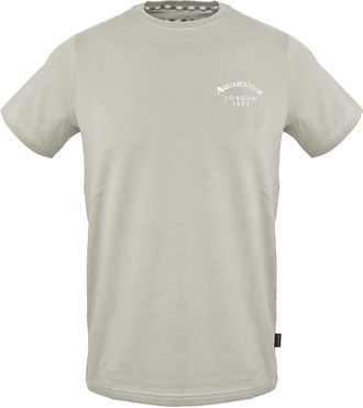 Aquascutum Heren Normaal T-Shirt (Grijs)