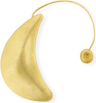 Cortana Leuksna- gouden earcuff oorbel - Dames - Oorbellen - Geel - ONE Size - Accessoires