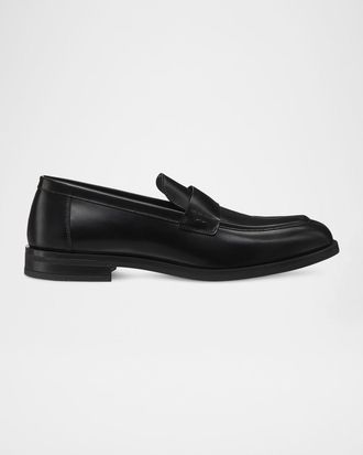 Stuart Weitzman Men & apos;s Club Brushed Leather Slip-On Loafers