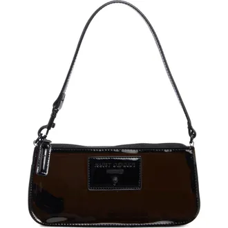 Kurt Geiger Highgate Vinyl Wristlet in Black at Nordstrom Rack