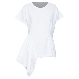Dries Van Noten cotton ruffle peplum tshirt