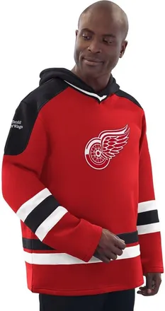 Starter Mens Starter Red/Black Detroit Red Wings Hockey Pullover Hoodie at Nordstrom, Size X-Large