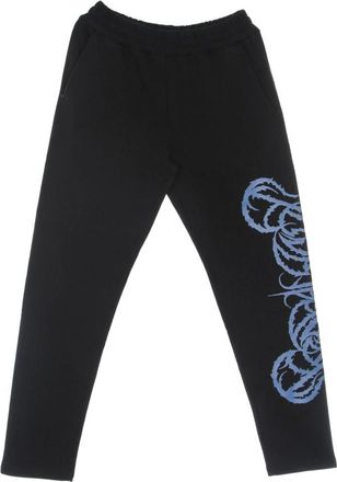 PROPAGANDA Zwarte Lichtgewicht Tracksuit Broek Elastische Taille - Heren - Sweatpants - Zwart - M - Katoen - Broeken
