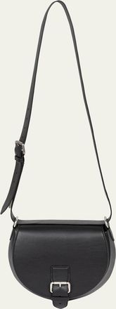 Dries Van Noten Mens Leather Buckle Shoulder Bag