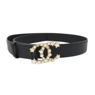 Chanel Pre-owned Belts, female, Black, Size: ONE SIZE Pre-owned Fabric Belt