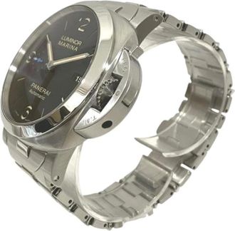 Officine Panerai Panerai Pre-owned - Pre-owned Polshorloge - Heren - Pre-owned - Zwart - Maat: ONE Size