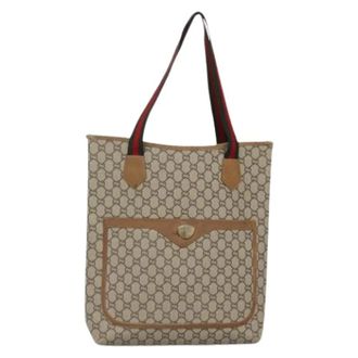 Gucci Bolso Tote de Pl&aacute;stico Pre-owned - Pre-owned - Mujer - Beige - ONE SIZE