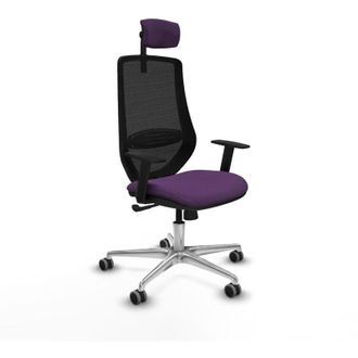 Piqueras y Crespo Piqueras Y Crespo Mardos Silla De Oficina Morada Ergon&oacute;mica