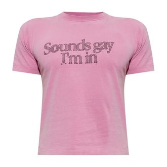 Carne Bollente Heren, Tops, Roze, Maat: XL Katoen