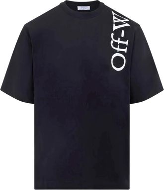 Off-white Logo-print T-shirt - Heren - T-shirts - Zwart - L - Katoen - Tops