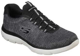 Skechers Slip-On Sneaker »SUMMITS« Slipper, Freizeitschuh in komfortabler Schuhweite
