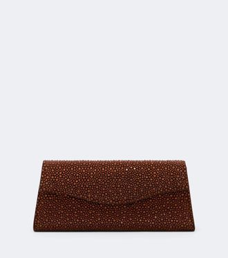 Elie Saab Crystal-embellished clutch