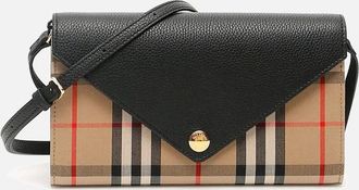 Burberry Womens Hannah Wallet - Black - Size: UNI