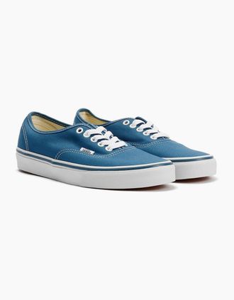 Vans Authentic Canvas Navy Trainers - Blue - Size: UK 10 / eu 44.5 / us 12.5