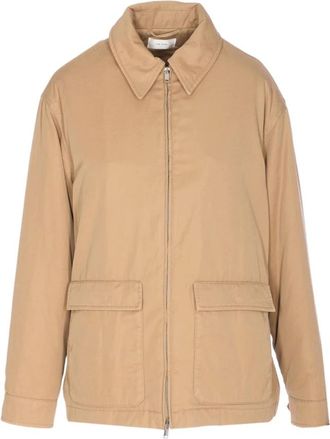 The Row Aurelius Jacket - Dames - Zomerjassen - Beige - 3XS - Katoen - Jassen