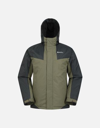 Mountain Warehouse Mens Mountain Warehouse Mens Dusk III Ski Jacket - Green - Size: 38/Regular