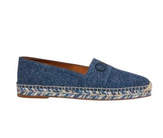 Chlo&eacute; Denim Espadrilles Size 39