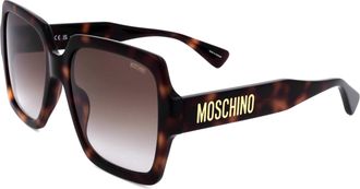 Moschino Womens 56mm Brown Sunglasses MOS127-S-US-05L-56