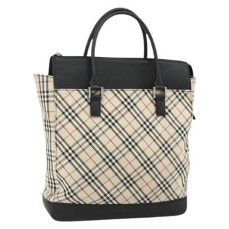 Burberry Pre-owned Tote Bags, female, Beige, Size: ONE SIZE Pre-owned Vintage Tote Bag