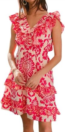 Bibi Womens Emma Mini Dress In Pink