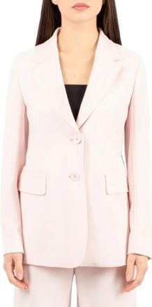 Max Mara Linz Jacket - Dames - Blazers - Roze - M - Leer - Jassen