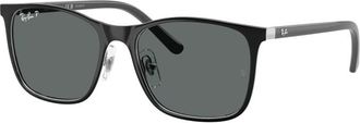 Ray-Ban Stijlvolle zonnebril met kleurcode - unisex - Zonnebrillen - Zwart - 48 MM - Accessoires