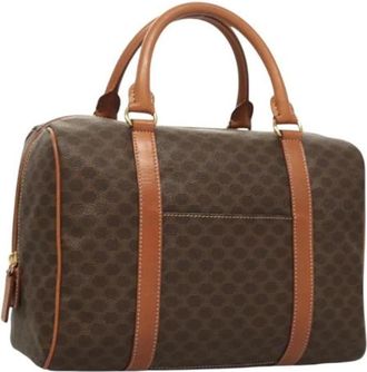 Celine Tweedehands leren handtassen - Dames - Vintage Handtas - Bruin - ONE Size - Leer - Vintage