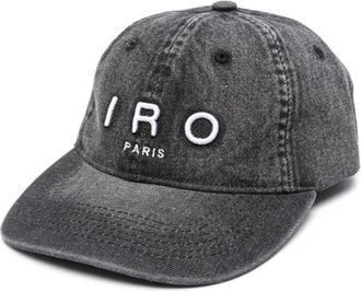 Iro Washed Denim Cap - Dames - Petten - Zwart - ONE Size - Denim - Accessoires