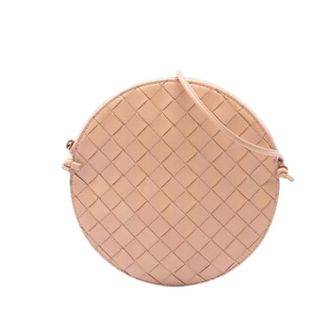 Bottega Veneta Pre-owned Woven Crossbody Bag - Dames - Pre-owned - Beige - Maat: ONE Size Zijde