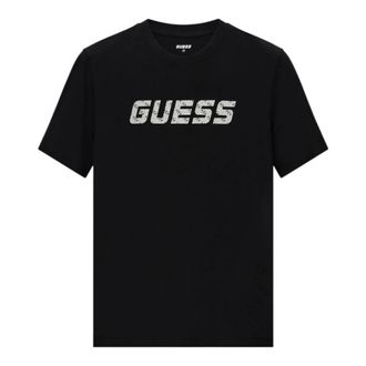 Guess T-Shirts, male, Black, Size: XL Maska T-Shirt