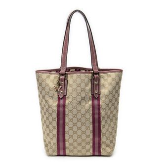 Gucci Web Vertical Jolicoeur Tote schoudertas
