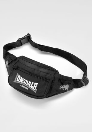 Lonsdale G&uuml;rteltasche LONSDALE HIP, Damen, Gr. B/H/T: 20cm x 11cm x 7cm, schwarz, Canvas, Polyester, unifarben, Taschen G&uuml;rteltasche, mit Reissverschlusstasche