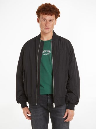 Tommy Jeans Bomberjacke TOMMY JEANS TJM CLASSICS BOMBER JACKET EXT, Herren, Gr. XXL, schwarz, Web, Obermaterial: 100% Polyester. Wattierung: 100% Polyester, unifa