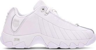 K-Swiss Womens ST329 - Shoes Silver/White Size 10.0