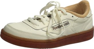 Reebok Girls Club C 85 Fitness Shoes Trainers, Vintage Chalk Chalk Camel, 8.5 UK