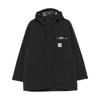 Carhartt Work in Progress Carhartt Wip, Light Jackets, male, Black, Size: XL Carhartt WIP Coats