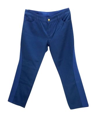 Louis Vuitton Louis Vuitton capri broek in felblauwe denim