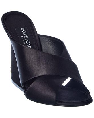 Dolce & Gabbana Geometric Satin Sandal