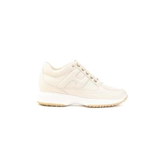 Hogan Interactive Sneakers - Dames - Sneakers - Beige - 39 1/2 EU - Leer - Schoenen