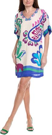 Johnny Was Tate Silk-Blend Shift Dress