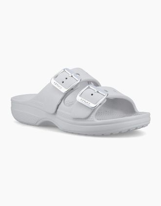 Crocs Womens Crocs Saturday Polyurethane Womens Atmosphere Sandals - Grey - Size: UK 8 / eu 41-42 / us w10