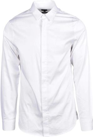 A|X Armani Exchange Camisa Slim - Shirts - Hombre - Blanco - M