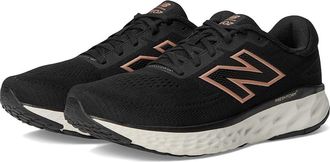 New Balance Fresh Foam X Evoz v4 Womens Running Shoes Phantom/Black/Silver Metallic : 10.5 B - Medium, Synthetic