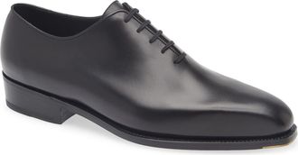 J.M. Weston Fusain Cycliste Wholecut Oxford in Black Boxcalf at Nordstrom, Size 11.5Us